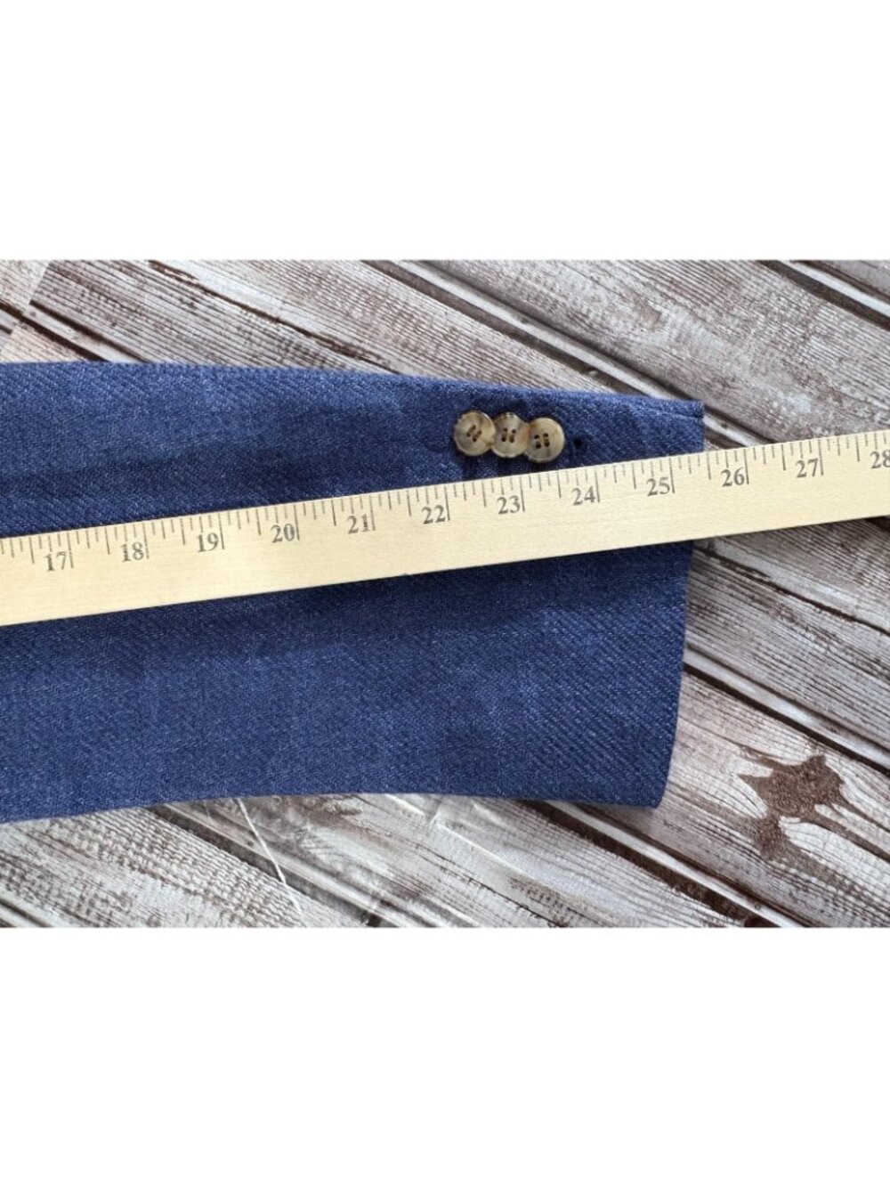 Suitsupply Hudson HL Hemp Wool blend sport Jacket Blazer sz 38L Blue woven Italy - Picture 8 of 10